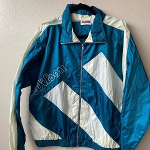 Retro Wilson rain jacket